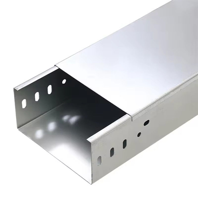100mm Width Non Flammable Solid Bottom Cable Tray For Safe And Cable Management