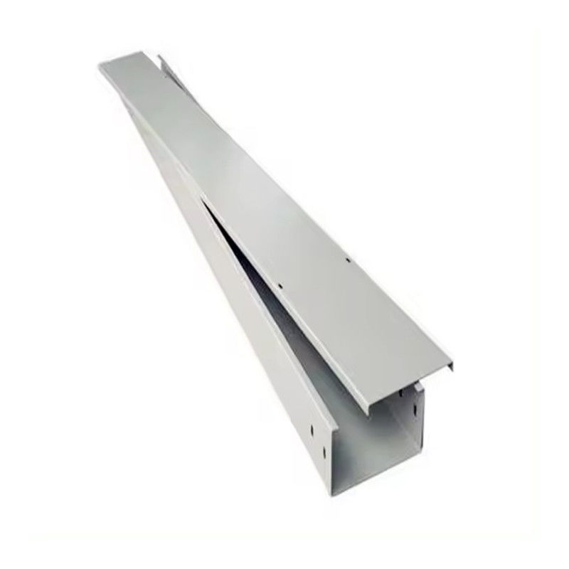 Medium Duty Silver Steel Cable Tray Galvanized Wall Mounted Bridge Type Trough Tray