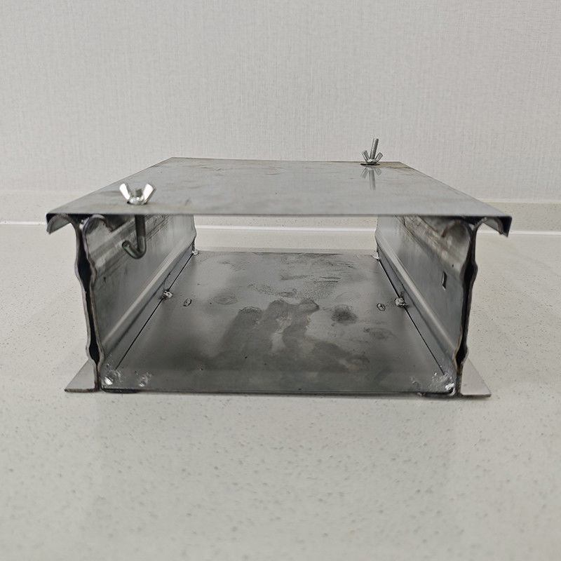 Indoor Solid Bottom Type Cable Tray With Custom Length And Galvanized Finish
