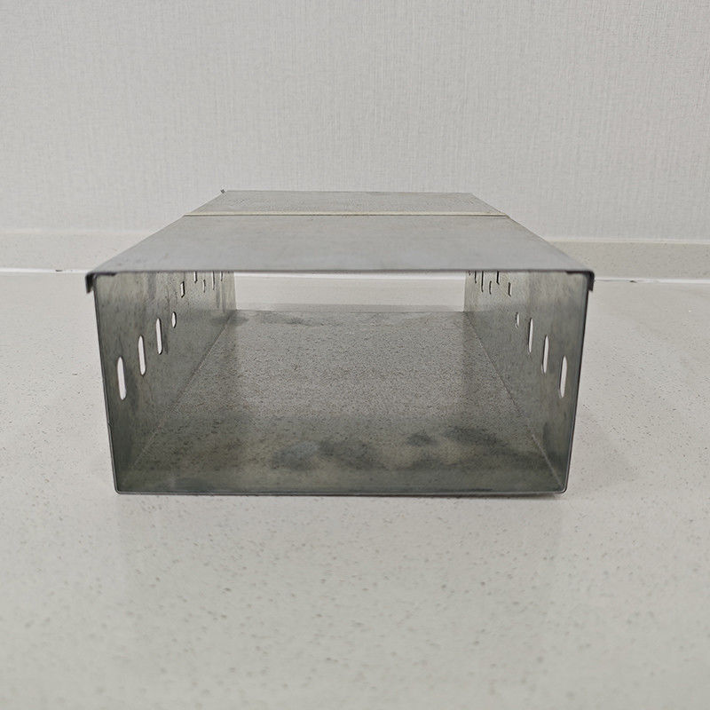 High Fire Resistance Solid Bottom Type Cable Tray Customization Length For Indoor