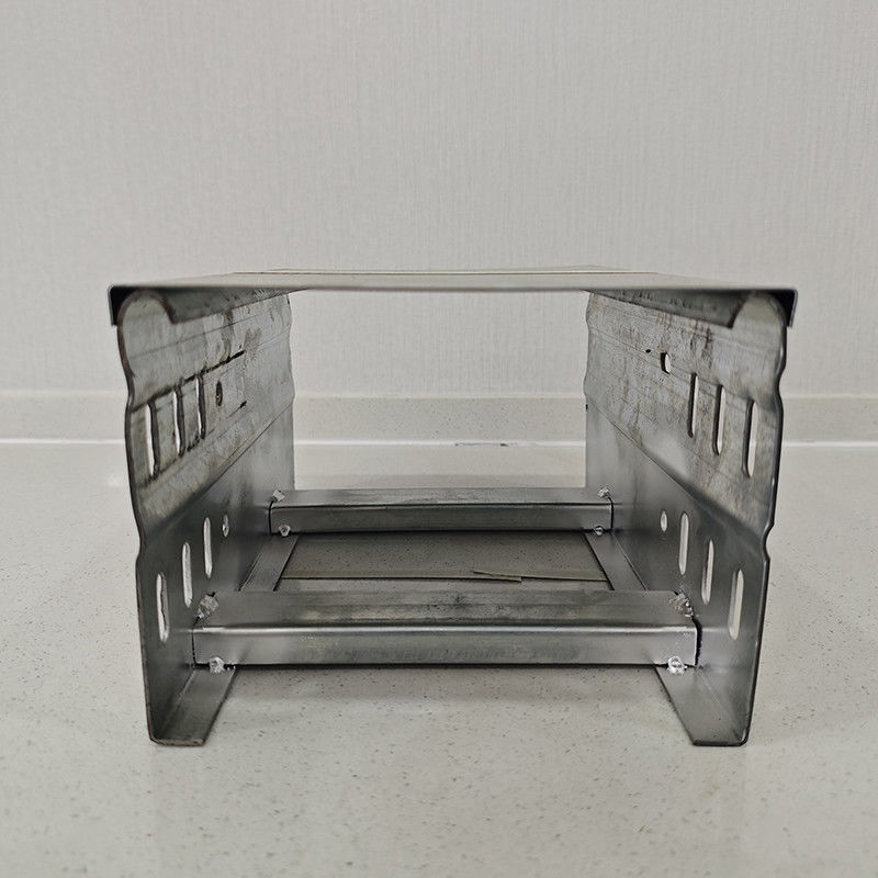Ventilated Silver Stainless Cable Tray ISO9001 Easy Installation Corrosion Resistant