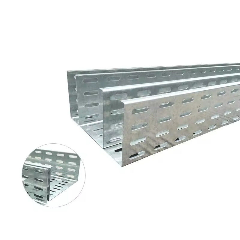 Flexible Customized Bending Radius Hot Dip Gi Cable Tray For Medium Duty Capacity