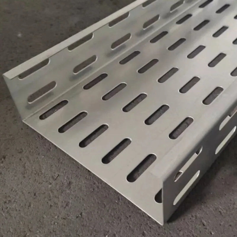 Heavy Duty Wall Mount Silver Industrial Cable Tray With Easy Installation Process