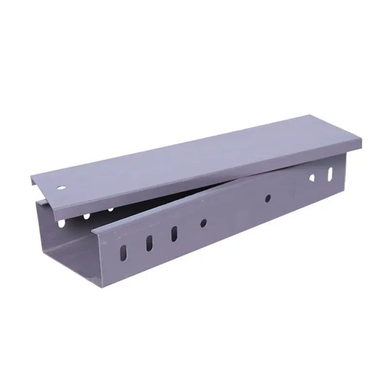 Custom Fireproof Cable Tray With Noise Reduction Galvanized Stainless Steel Silver Color