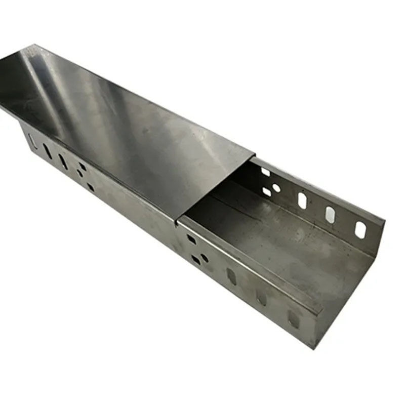 Custom Fireproof Cable Tray With Noise Reduction Galvanized Stainless Steel Silver Color