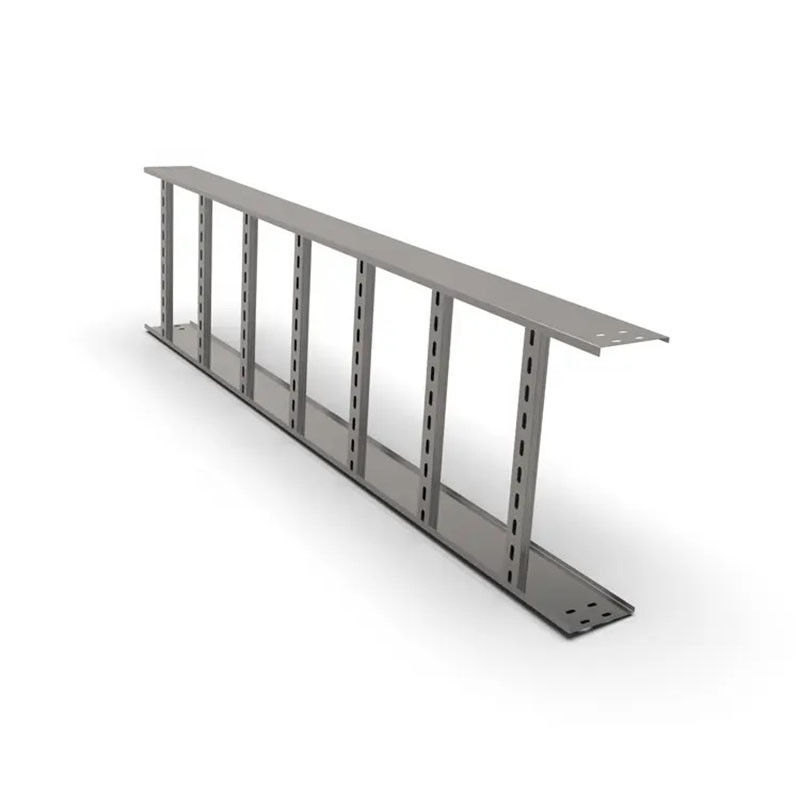 Customizable Silver Galvanized Cable Tray / Cable Ladder Tray Fire and Weather Resistant with Bends
