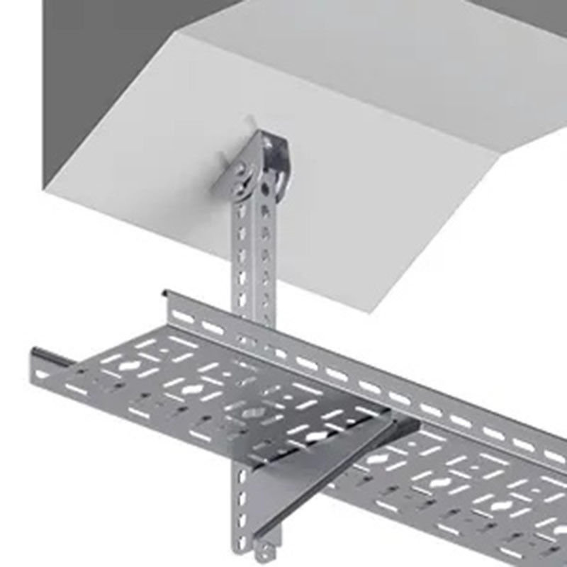 Stainless Steel Cable Tray With Excellent Corrosion Resistance - Wall-mounted/Suspended - Silver Color