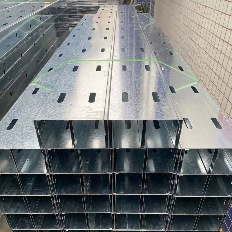 Low Maintenance Rectangular Aluminum Cable Management Tray with Excellent Corrosion Resistance