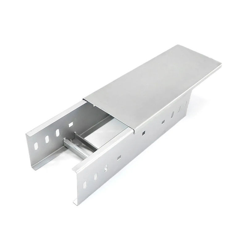 Steel Hot Dipped Galvanized Cable Tray Customized Bending Radius for Flexible Strong Support