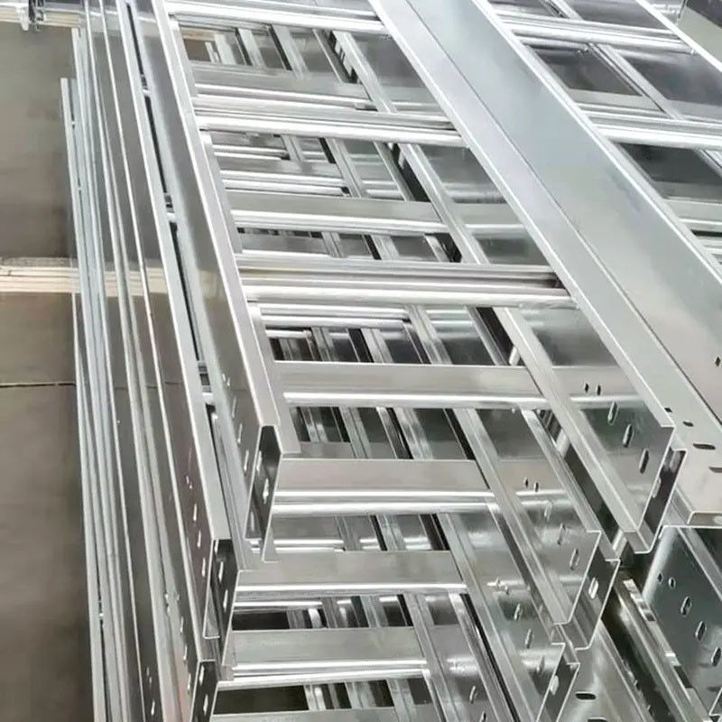 Flexible Customized Galvanized Bridge Tray / Galvanized Steel Cable Tray for Strong Cable Management