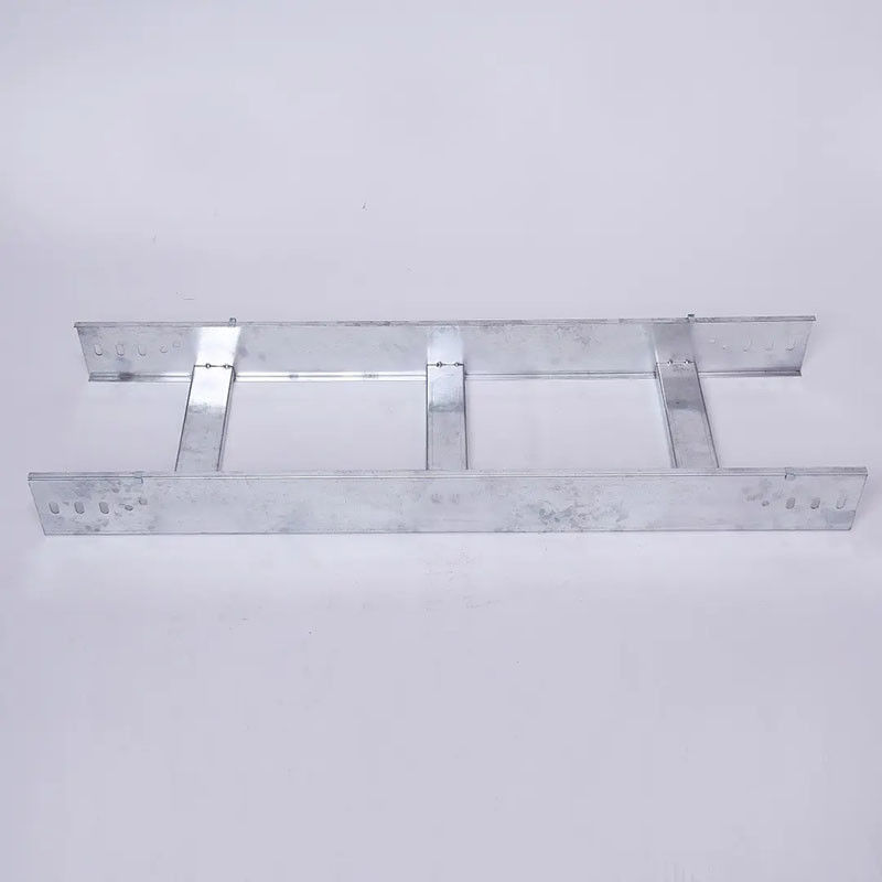 Load Capacity Hot Dip Galvanized Steel Cable Tray With Ventilation Groove And Corrosion Resistance