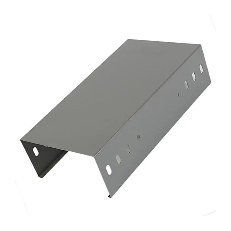 Silver ISO 9001 Wall Mount Electric Cable Tray Industrial With Customizable Weight /  Load Capacity