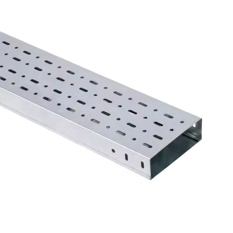 Corrosion Resistant Silver Extrusion Cable Tray Wall Or Floor Mountable For Easy Installation