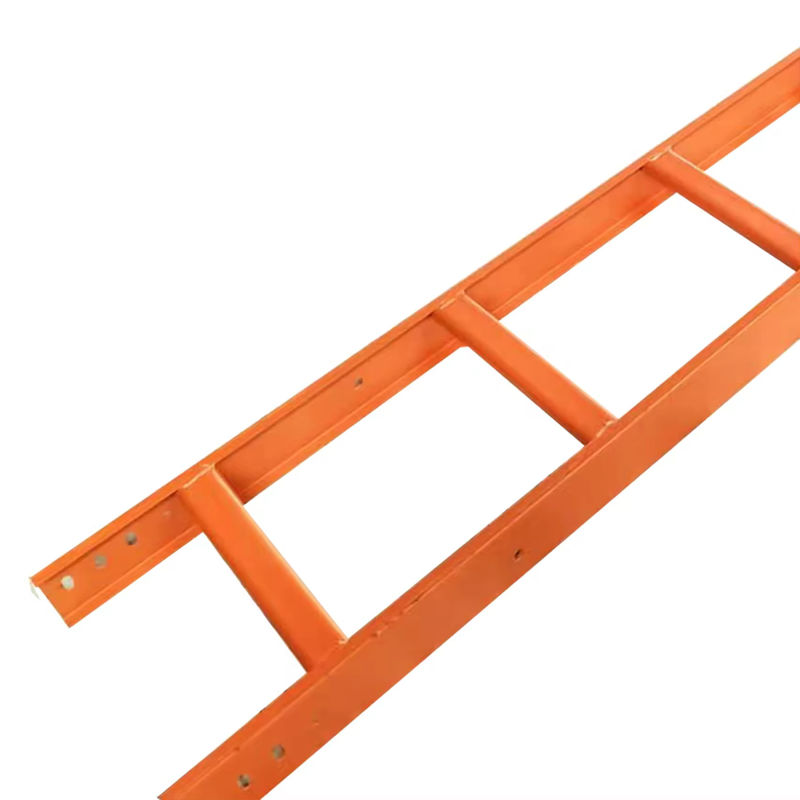 Silver Corrosion Resistant Indoor / Outdoor Ladder Type Cable Tray With Accessories
