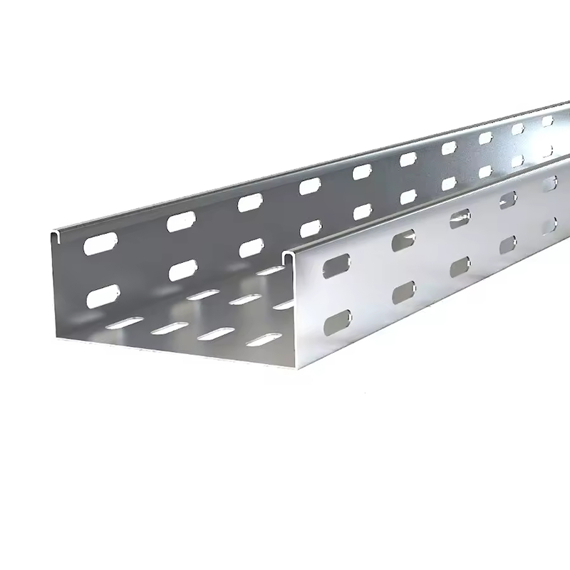 Galvanized Cable Tray with Free Samples, Connectors/Brackets/Covers, and Solid & Perforated Bottom